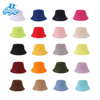 Diseñador de moda Reversible Bucket Cap Hat Bordado Fisherman Bucket Hat con etiqueta de marca privada