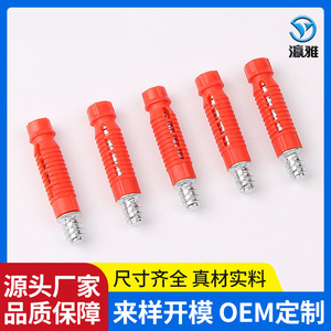 Conectores de Plástico Rojos para Muebles, 40mm 34mm, Anclajes de Rosca Gruesa para Armarios y Camas, Moldeado por Inyección Métrico - Product Image 5