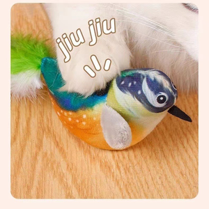 JOYPET-Jouet en peluche électrique activé par le toucher, oiseau battant, pour chat, vente en gros de jouets pour chat, exercice intelligent - Product Image 2