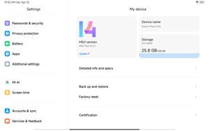 Tablet Mi Pad 6 Pro, 8+ 11 Pulgadas, Pantalla de 144 Hz, 4 Altavoces Estéreo, 8600 mAh, Cargador Rápido de 67 W, Android 13, MIUI14 - Product Image 4