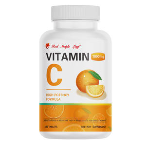 Tabletas de Vitamina C 1000mg |   Antioxidante de Alta Potencia |   Apoyo Inmunológico y Mejor Absorción |   Venta al por Mayor de Fábrica OEM - Product Image 1