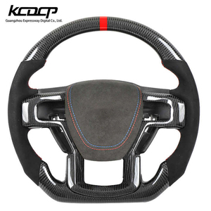 Volant en fibre de carbone brillant personnalisé, adapté aux Ford Raptor et disponible pour tous les modèles de voitures - Product Image 1