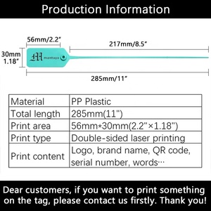 Treo cứng nhựa treo tag khóa đánh số in thẻ quần áo tùy chỉnh thẻ cho quần áo giày - Product Image 3