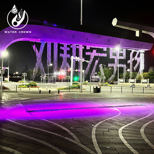 Rideau d'eau moderne en acier inoxydable avec éclairage LED pour hôtels, jardins et lacs extérieurs – Conception durable - Product Image 3