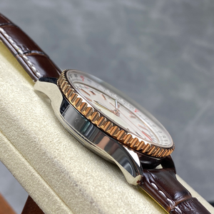 Montre pour homme, mouvement à quartz chronographe en acier inoxydable avec lunette en céramique 3A 40 mm, montre automatique de mode masculine Relogio - Product Image 5