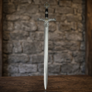 Épée de chevalier décorative médiévale, épée de costume vintage ornée - Product Image 5