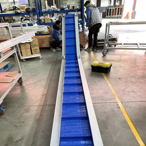 Lang Le factory trainer line nastro trasportatore automatico in lega di alluminio estrusione alluminio cibo nastro trasportatore piastra catena PVC - Product Image 6