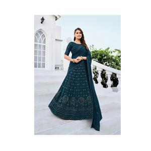 Nouveau Lehenga Choli brodé semi-cousu exclusif pour les festivals et les fêtes du fournisseur indien - Product Image 1