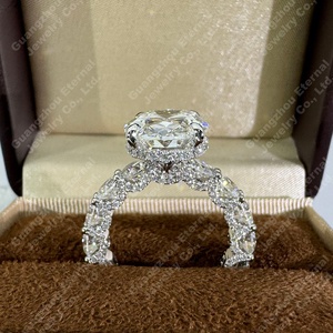 Custom 0.5ct-10ct IGI HPHT CVD Oval Cut Lab Grown Diamond 10K 14K 18K Yellow Solid Gold Platinum PT950 <strong>Engagement</strong> <strong>Ring</strong> for Women - Product Image 3