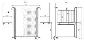 Smiths Detection HI-SCAN 7555si Original Dual View Xray Machine para defesa, varredor de bagagem do varredor da bagagem do aeroporto <span class=keywords><strong>X</strong></span> <span class=keywords><strong>Ray</strong></span>