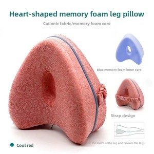 Coussin <span class=keywords><strong>de</strong></span> <span class=keywords><strong>yoga</strong></span> en mousse à mémoire <span class=keywords><strong>de</strong></span> forme en forme <span class=keywords><strong>de</strong></span> cœur – Soulagement <span class=keywords><strong>de</strong></span> la pression, massage et design ergonomique <span class=keywords><strong>pour</strong></span> rehausser les pieds et envelopper les jambes pendant le sommeil - Product Image 3