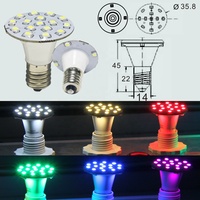 Super ambilare — Cabochon lumineux Led, 12 v, E14, éclairage d'attractions, Auto Rgb