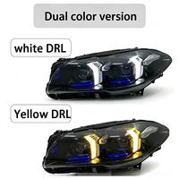 Phare avant LED complet LT High Bright Snake Eye DRL 12V Neuf pour Série 5 F10 2011-2013 6000 lm 6000K