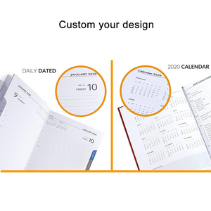 Agenda Settimanale 365 Giorni 2025 2026 con Copertina Rigida, Organizer Giornaliero, <span class=keywords><strong>Diario</strong></span> in Pelle - Product Image 3