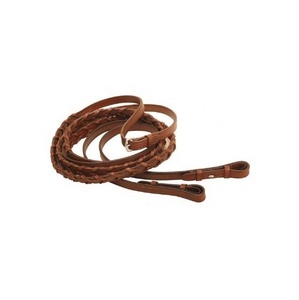 Rênes de cheval en cuir personnalisées de haute qualité, style pané - Product Image 1