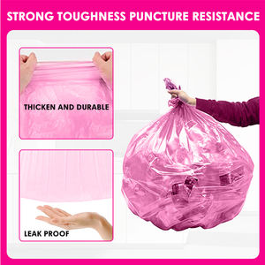 Bolsa de Basura Personalizada Impresa en Rollo, Negra, Azul, Roja, Multicolor, de 13, 55, 60, 65 Galones, Bolsa de Basura de Plástico en Rollo - Product Image 2