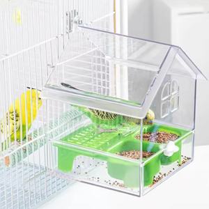 <span class=keywords><strong>Mangeoire</strong></span> suspendue en plastique pour perroquet, empêche le désordre, bol d'alimentation pour <span class=keywords><strong>oiseaux</strong></span>, <span class=keywords><strong>baignoire</strong></span> multifonctionnelle pour <span class=keywords><strong>oiseaux</strong></span>, perruches - Product Image 4