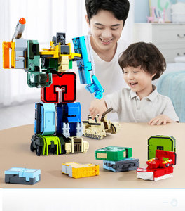 Bloques <span class=keywords><strong>de</strong></span> Construcción <span class=keywords><strong>de</strong></span> Robots Digitales Transformables, Silenciosos, para Niños, Letras <span class=keywords><strong>de</strong></span> <span class=keywords><strong>Autobots</strong></span>, Juguete <span class=keywords><strong>de</strong></span> Plástico para Bebés - Product Image 6