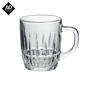 Tazza di vetro promozionale di alta qualità da 135ml <span class=keywords><strong>per</strong></span> tè o <span class=keywords><strong>caffè</strong></span> <span class=keywords><strong>bicchieri</strong></span> da tè trasparenti <span class=keywords><strong>per</strong></span> bevande calde/fredde design perfetto - Product Image 1