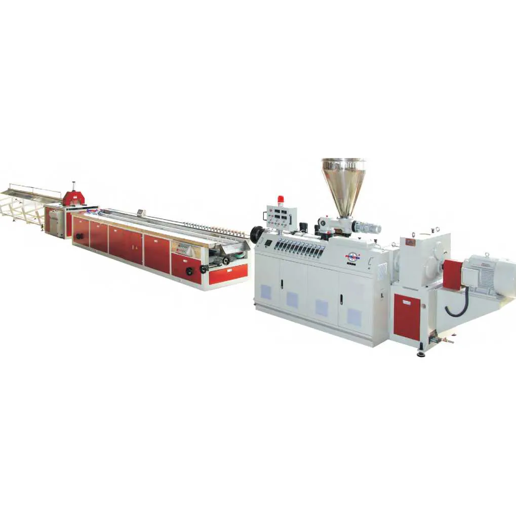 WPC Door Extrusion Production Line/WPC Extruder/Plastic PVC Doors and Windows Making Machinery
