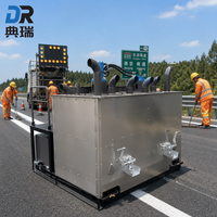 Préchauffeur hydraulique GPL à double réservoir haute efficacité pour la fusion de peinture thermoplastique pour marquage routier, idéal pour autoroutes et parkings