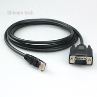 Cable de consola serie RJ45 a DB9 macho