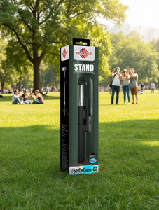 Bâton à selfie Wisdomup 1800 mm pliable avec pince magnétique pour téléphone et appareil photo - Product Image 2