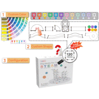 Mntl-Blocs de construction magnétiques pour enfants, blocs de construction magnétiques, jouets, 120 pièces