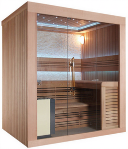 <span class=keywords><strong>FACESPA</strong></span> Sauna commercial pour 2 à 4 personnes avec infrarouge lointain en bois de cèdre du Canada FS-1241 - Product Image 1