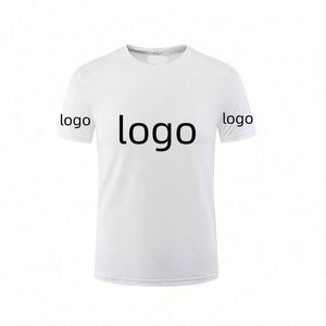 Camiseta Deportiva Personalizada Ligera de Secado Rápido, Camisa de Manga Corta con Cuello Redondo, Transpirable y Absorbente para Correr - Product Image 3