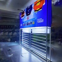 Boîte à Lumière LED Publicitaire Portable en Aluminium Rétro-Éclairée pour Salons Professionnels, Tissu Tendu LED Robuste