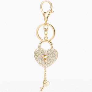 Llavero con Candado de Corazón de 16 cm, Bonito Colgante para Bolsa, Accesorios Decorativos para Mujeres y Niñas - Product Image 5