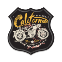 Letrero de Chapa de Estaño Retro Publicitario Vintage Personalizado al por Mayor con Impresión UV, Escudo de Metal para Motocicletas y Autos Antiguos, Póster de Estilo Retro