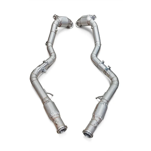 Para 2020-2023 Mercedes Benz G63 AMG de alto flujo con <span class=keywords><strong>tubo</strong></span> de bajada catalítico <span class=keywords><strong>Escape</strong></span> de alto rendimiento Rendimiento de carreras modificado - Product Image 4