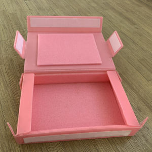 PP Corrugated Turnover Box Plastic Hollow Board Storage Box Corflute Board Box with Foam