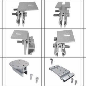 อุปกรณ์ยึดแผงโซลาร์เซลล์แบบ B สำหรับหลังคาลูกฟูก ทำจากอลูมิเนียม - Product Image 4