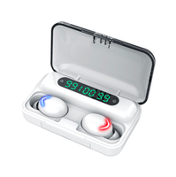 F9 TWS Mini Audifonos True Wireless F9 5C casque F9-5 bluetooth 5.0 écouteurs sans fil avec goutte d'eau en cuir