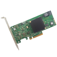 Carte de contrôle LSI00419 Interface PCIe 3.0 X8 Puce SAS3004 4 ports internes 12 Gb/s SAS/SATA Pièces informatiques 9341-4i