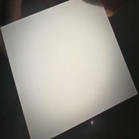 Feuilles de diffuseur de lumière en polycarbonate PC flexible en plastique givré LED opale de 1 mm 1,5 mm, panneau de film diffuseur de lumière LED