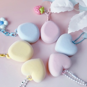 Bán Buôn 0.5G Dễ Thương Hình Dạng Đặc Biệt Blush Trường Hợp Lip Balm <span class=keywords><strong>Container</strong></span> Với Chuỗi Gương Nhỏ Gọn Bột Trường Hợp Lip Balm Trường Hợp - Product Image 3