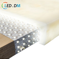Planche lumineuse LED en onyx rétroéclairé Tunemax, ultra-mince, sur mesure, pour comptoir, style moderne, avec bandes LED dimmables, CRI90, 2700K-6500K