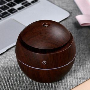 Difusor de Aceites Esenciales Portátil Clásico de 130 ml, <span class=keywords><strong>Humidificador</strong></span> USB con Aspecto de Madera para Habitación, Oficina, Hogar y Auto - Product Image 4