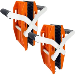 Double Handed Carry Stone Clamps Granite Slab Lifter with Rubber-lined Lifting Clamp for Glass Slabs/Metal Sheet