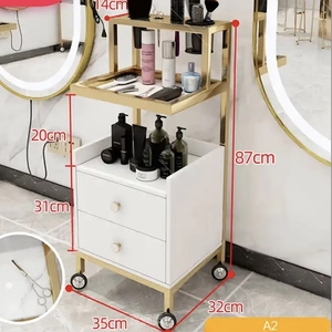 ชุดเก้าอี้ทำผมร้านเสริมสวย 2025 Lucky Salon Furniture สำหรับร้านตัดผมและร้านเสริมสวย สามารถจัดวางแบบรวมกันได้หรือซื้อแยกชิ้นได้ - Product Image 4