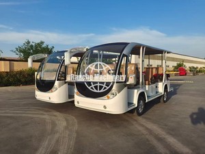 Popular <b>72V</b> Lithium <b>Battery</b> 7.5KW Motor Powered 14-Passenger Electric Limo Sightseeing Personal Shuttle Bus for Sale - Product Image 4