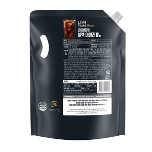 Café instantané noir américain Livetime coréen de qualité supérieure, en vrac, pour le bureau et la maison, sachets de café prêts à boire - Product Image 3