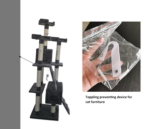 All'ingrosso negozio di animali prodotti grande gatto casa sull'albero torre con giocattoli musi per piccoli sport di arrampicata - Product Image 4