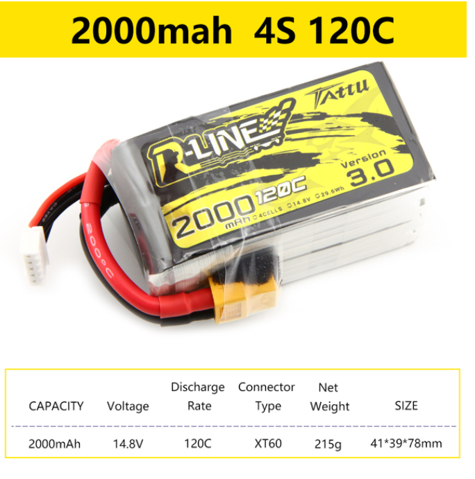 2000mAh 120C 4S