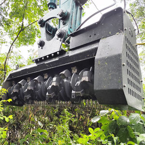 Forestry machines Trench Brush Trench Excavator Tree Wood Cutting Trench Machine 1.5m width Hydraulic Forestry Mulcher - Product Image 2