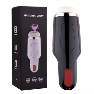One-Click Burst Adult Sex Toys for Men 10-Freq Vibrating and 5-Freq <b>Clamping</b> Charging Masturbator - Product Image 6